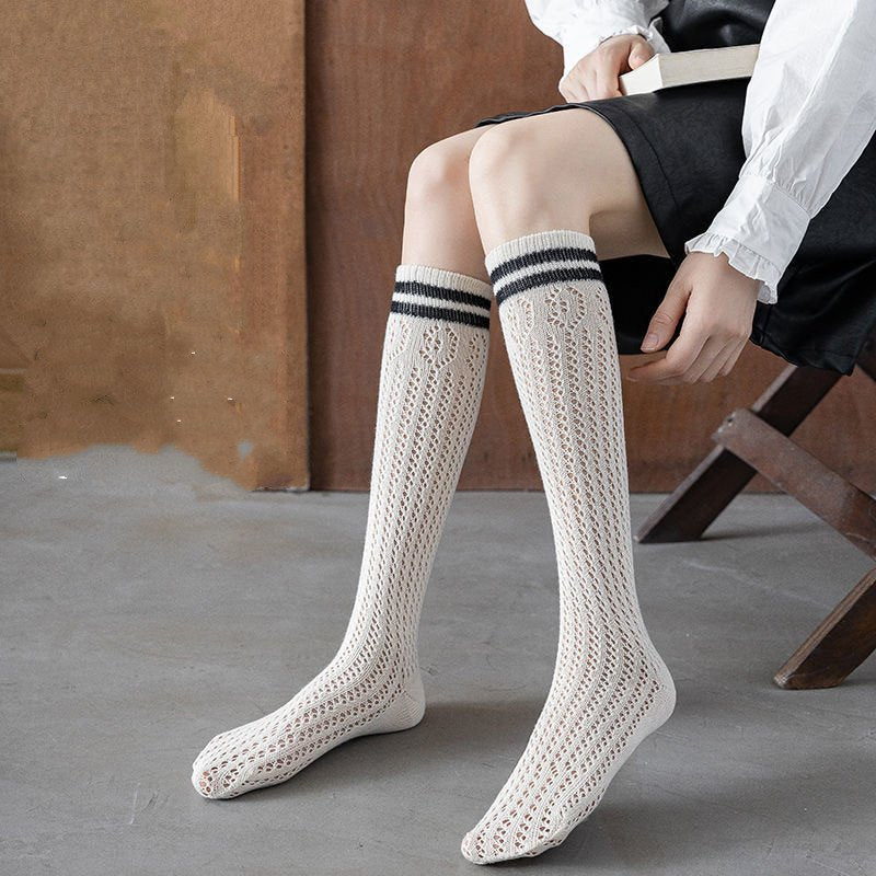 Breathable Women's Socks - Simple Pile Design