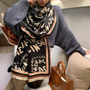 Warm Double-Sided Autumn Scarf