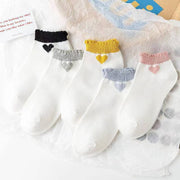 Retro Flower Purple Women's Short Socks