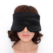 Sleep Better with Double-Sided Silk Blindfold
