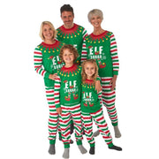 Cozy Christmas Letter Parent-Child Outfit Set