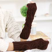 Warm Diamond Knit Gloves for Women