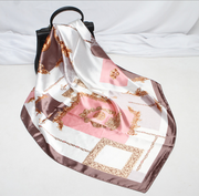 Elegant Floral Silk Scarf