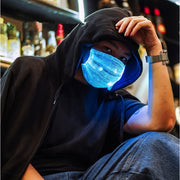 Glowing Color-Changing Face Masks