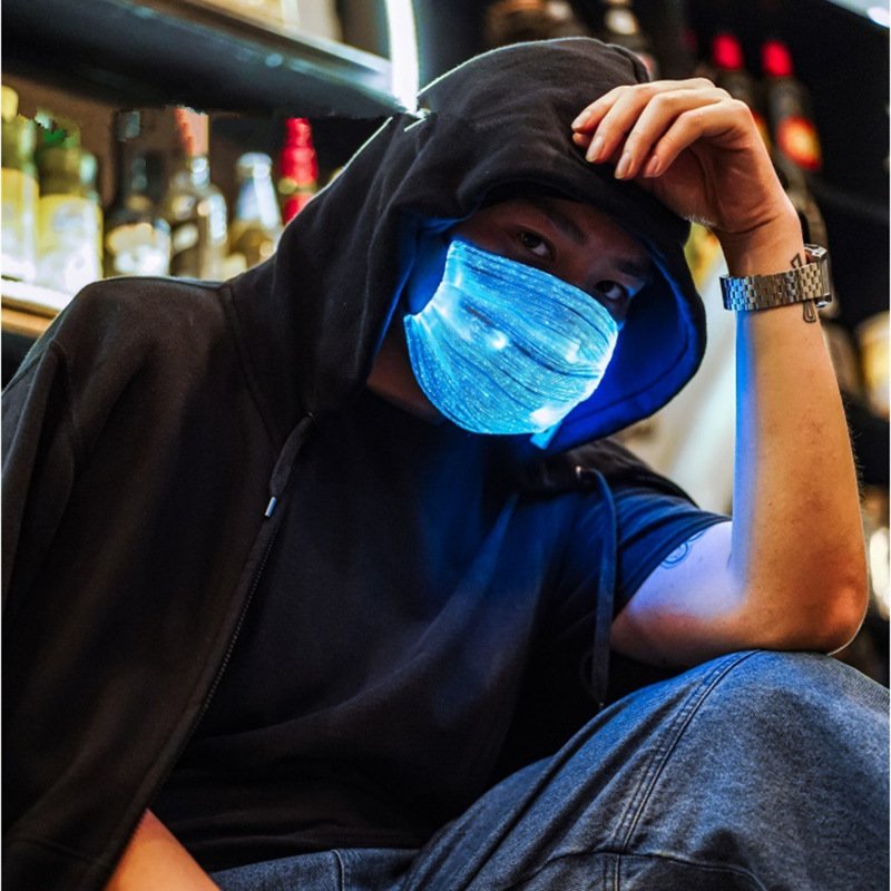 Glowing Color-Changing Face Masks