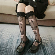 Sweet Japanese Net Socks for Women