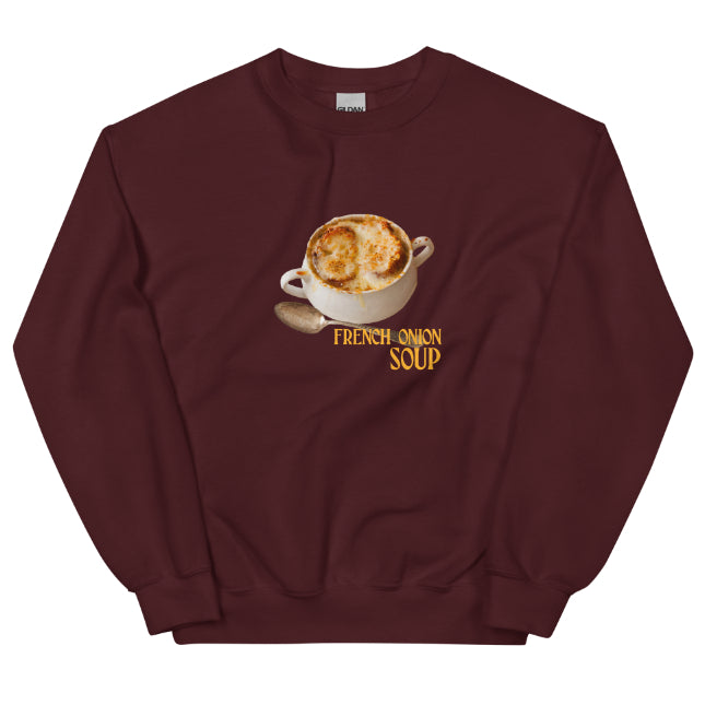 Cozy French Onion Soup Graphic Sweatshirt