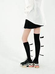Thin Leg Women's Tube Socks for Compression Support