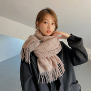 Double-Faced Cashmere Woven Shawl Scarf for Women