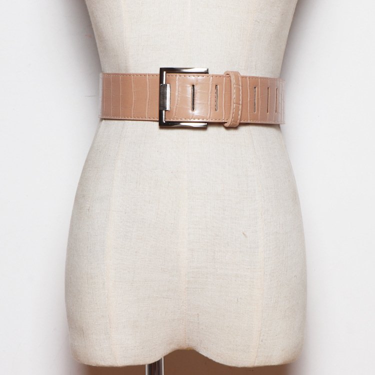 Leather Finish PU Belt with Pin Buckle