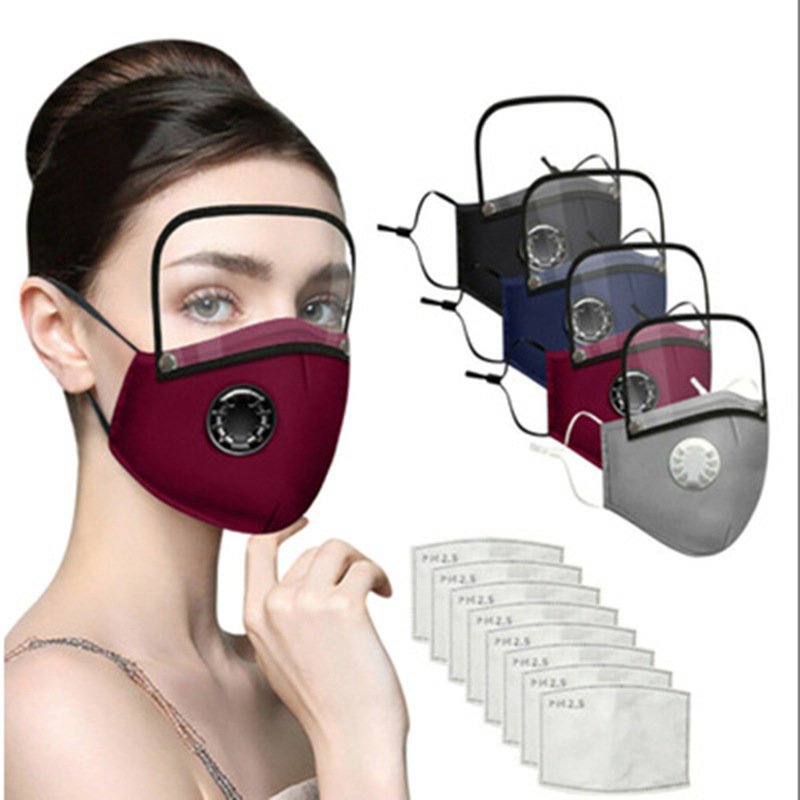Breathable Protective Cotton Mask with Valve