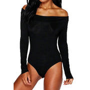 Autumn Off Shoulder Bodysuit Top