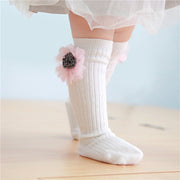 Neon Cartoon High Socks for Kids