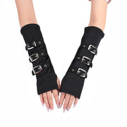 Unique Japanese Word Wristband Mittens for Women