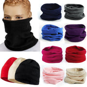 Stay Warm Navy Blue & Neutral Color Scarf