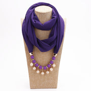 Chiffon Scarf Necklace for Women