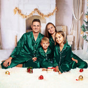 Soft Long Sleeve Pajamas for Family