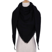 Warm Triangle Scarf for Women, Imitation Cashmere Shawl