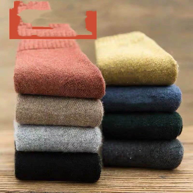 Warm Velvet Cotton Socks for Women
