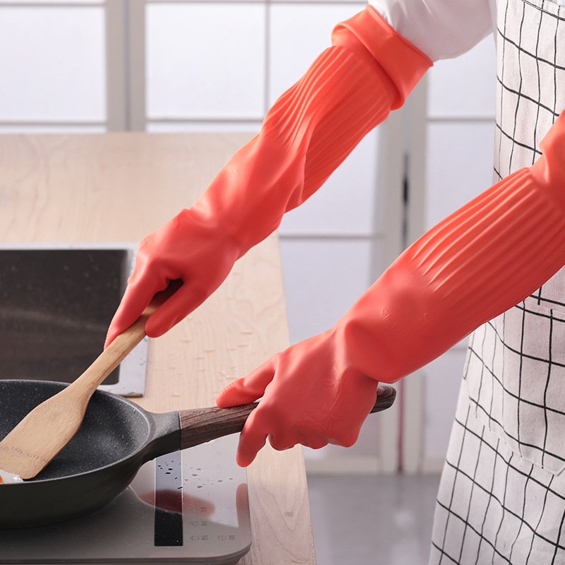 Waterproof Rubber Gloves for Protection