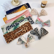 Plaid Bowknot Hairpin Headband for Women