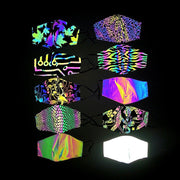 Colorful Reflective Party Mask