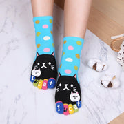 Fun Cartoon Cat Socks for Women