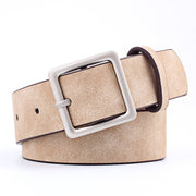 All-match Square Buckle Fashion Belt for Women