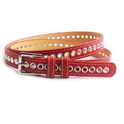 Elegant Women's Belt with Full-hole Decoration
