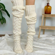 Long Tube Over The Knee Knitted Socks - Soft Comfortable Fit
