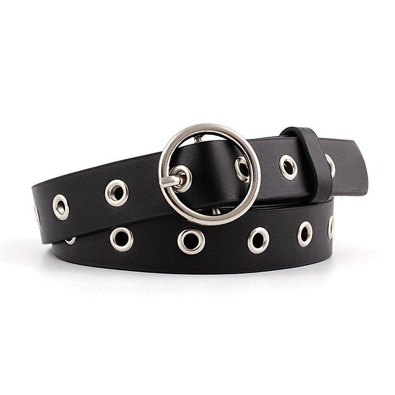 Stylish Hollow Eyelet Belt for Women