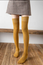 Thick Velvet Over the Knee Socks for Women - Winter Warmth