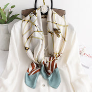 Spring & Autumn Scarf for Women - Soft Chain Square Neck Warmer