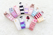 Cozy Coral Fleece Over-the-Knee Socks for Women