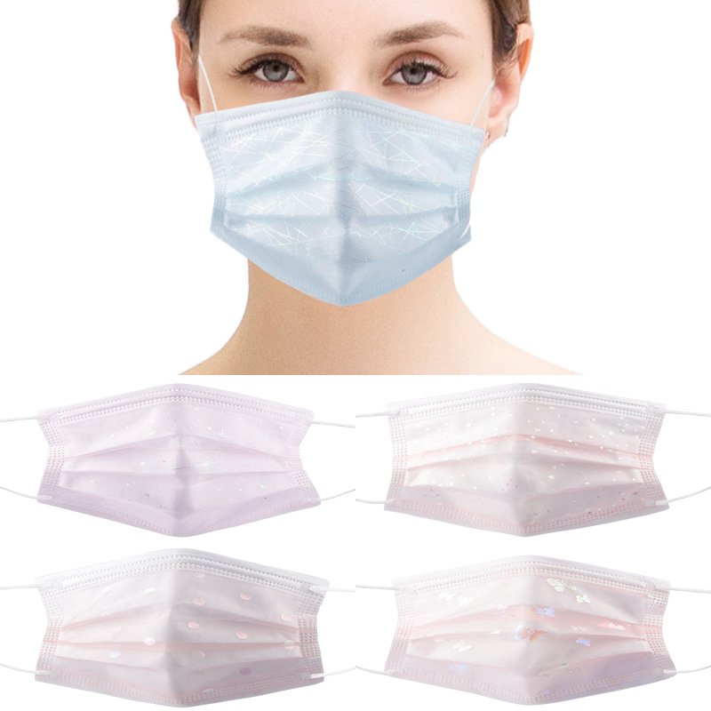 4-Layer Disposable Face Mask for Dust Protection