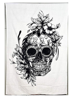 Taro and Flower Pattern Tapestry