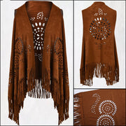 Neutral Fashion Vest Shawl, European Style Hollow Shawl