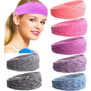 Sweat-Absorbent Solid Color Yoga Hairband