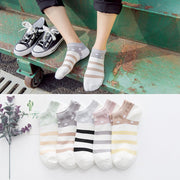 Breathable Invisible Cotton Socks for Women