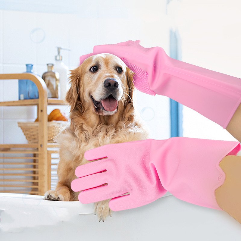 Gentle Pet Hair Remover Gloves
