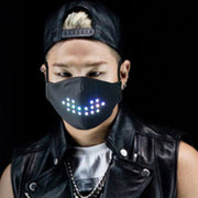 Voice-Control Party Face Mask with LED Lights