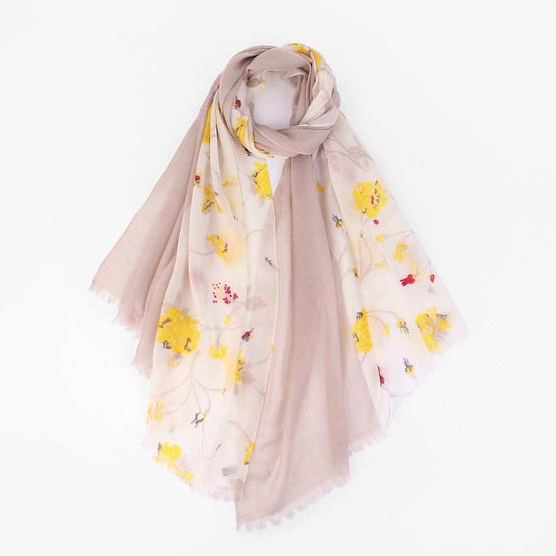 Warm Checkered Fringed Edge Scarf for Men & Women