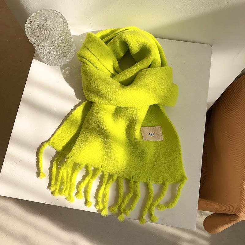 Cozy Tassel Scarf for Couples