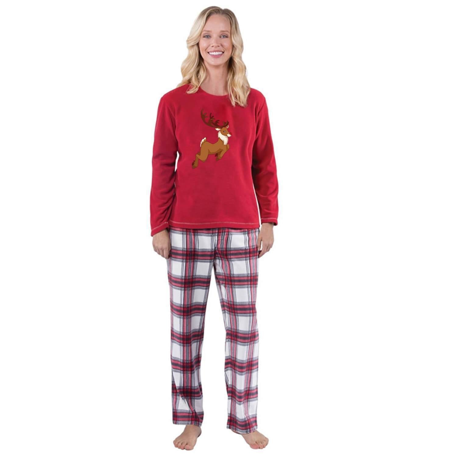 Cozy Reindeer PJs for Family Match