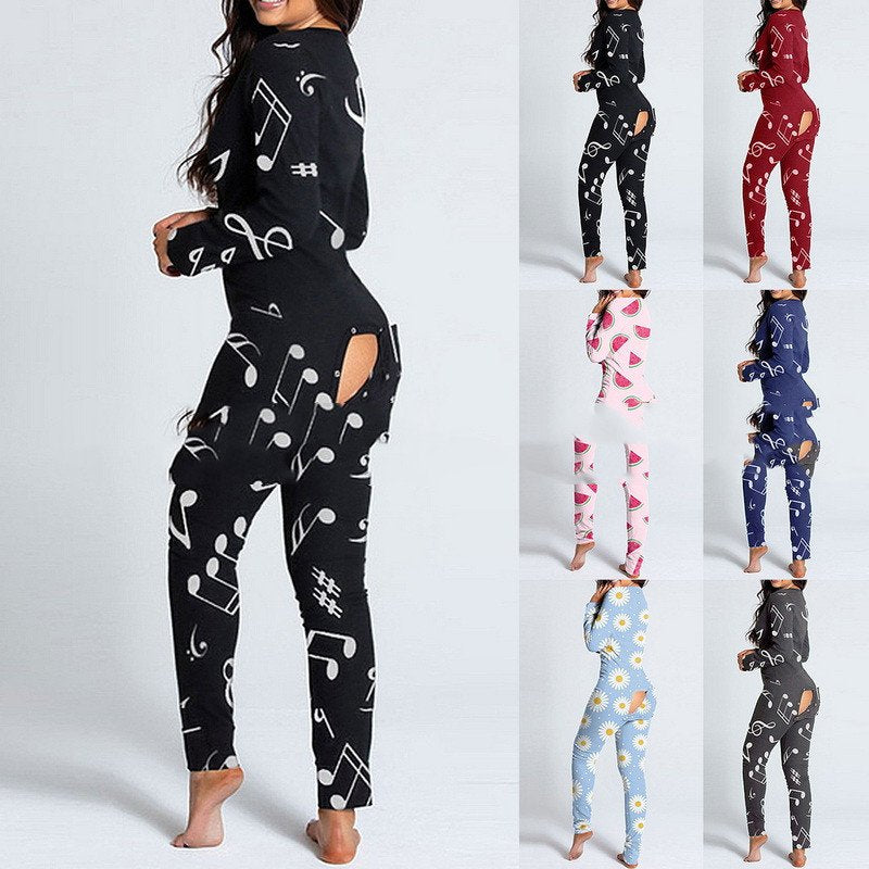 Sexy Valentine's Day Print Bodysuit for Women