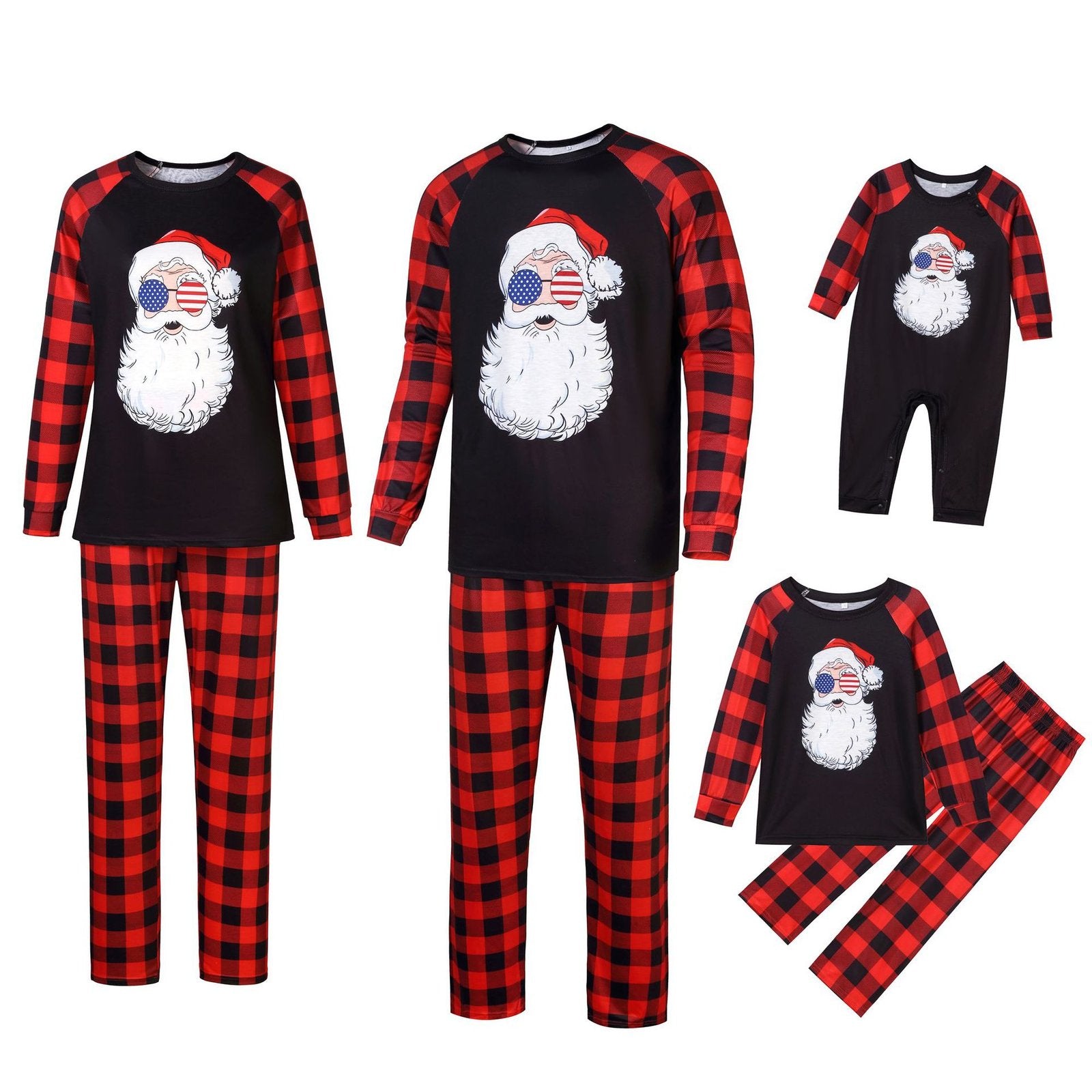 Cozy Santa Family Pajamas Set for Kids & Adults