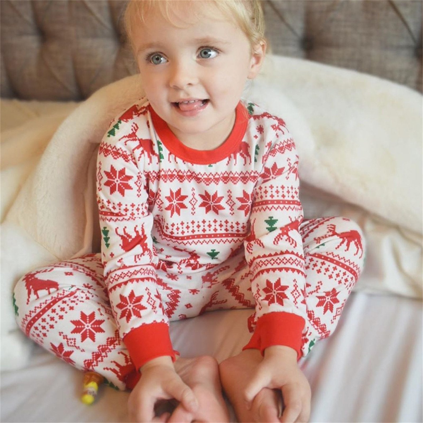 Cozy Christmas Family Pajamas Set