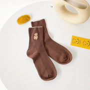 Cute Japanese-Style Women's Socks - Breathable & Absorbent