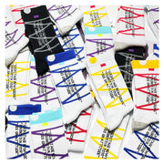 Breathable Striped Sports Socks for Men & Women - Cotton