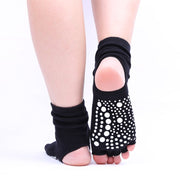 Non-Slip Yoga Socks for Women - Breathable Five-Finger Support